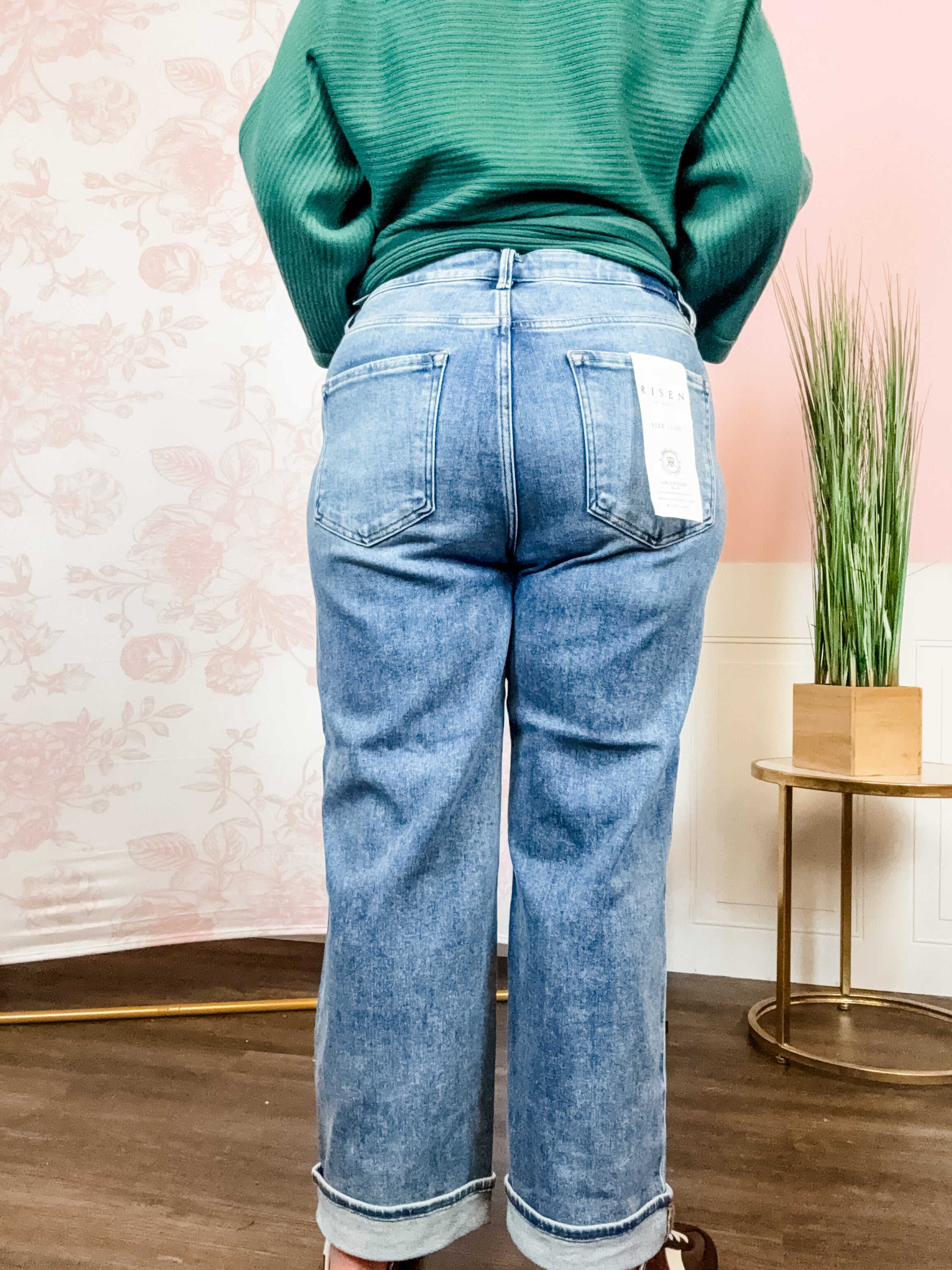Worth the Wait Wide Leg Jeans - Just a Small Town Girl